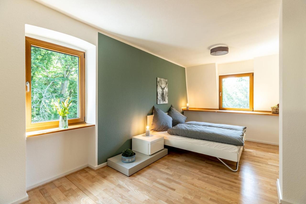 Landhaus Karbach Komplett Oder Einzelne Wohneinheiten Villa Inkl Sauna Bzw Waldhaeuschen Hirten ภายนอก รูปภาพ